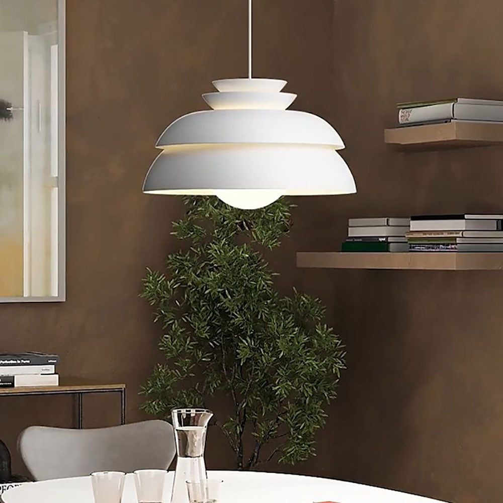 Valentina Modern White Pendant Light, Metal - Neutralighting