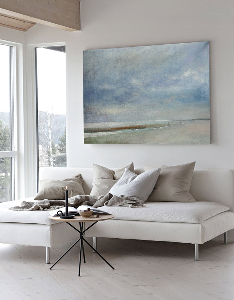 Seaside Scenery Abstract Painting ABSH10 - Neutralighting