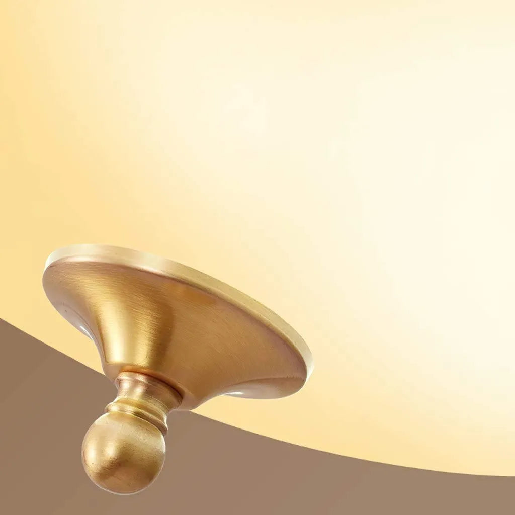 Arisha Flush Mount Ceiling Light Brass Retro LED Living Room Bedroom - Neutralighting