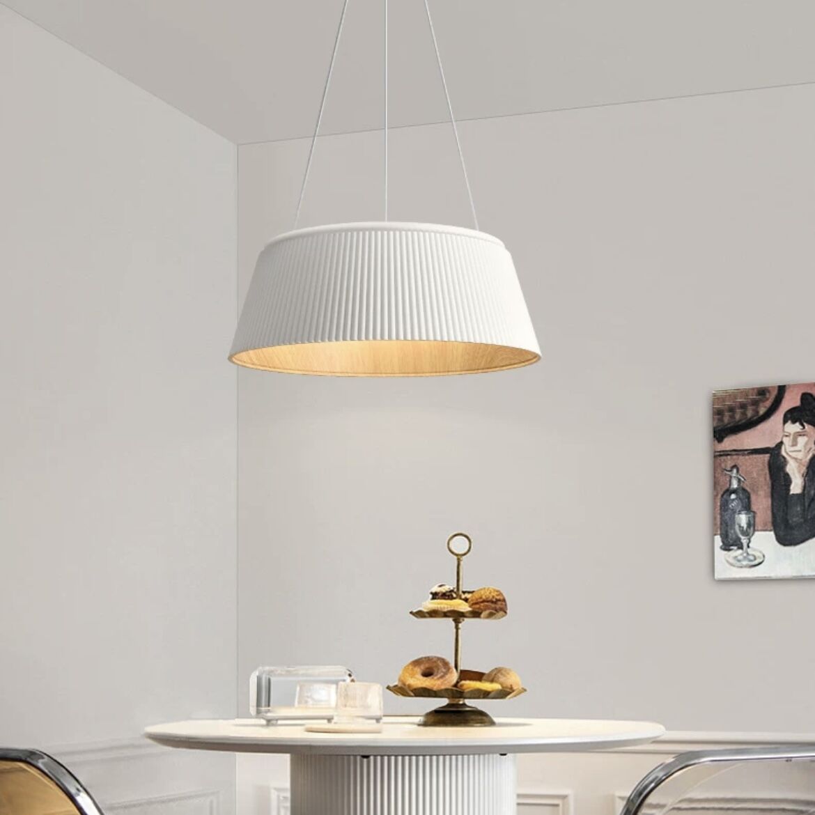 Silva Modern Pendant Light/Flush Mount Ceiling Light Drum-shaped - Neutralighting
