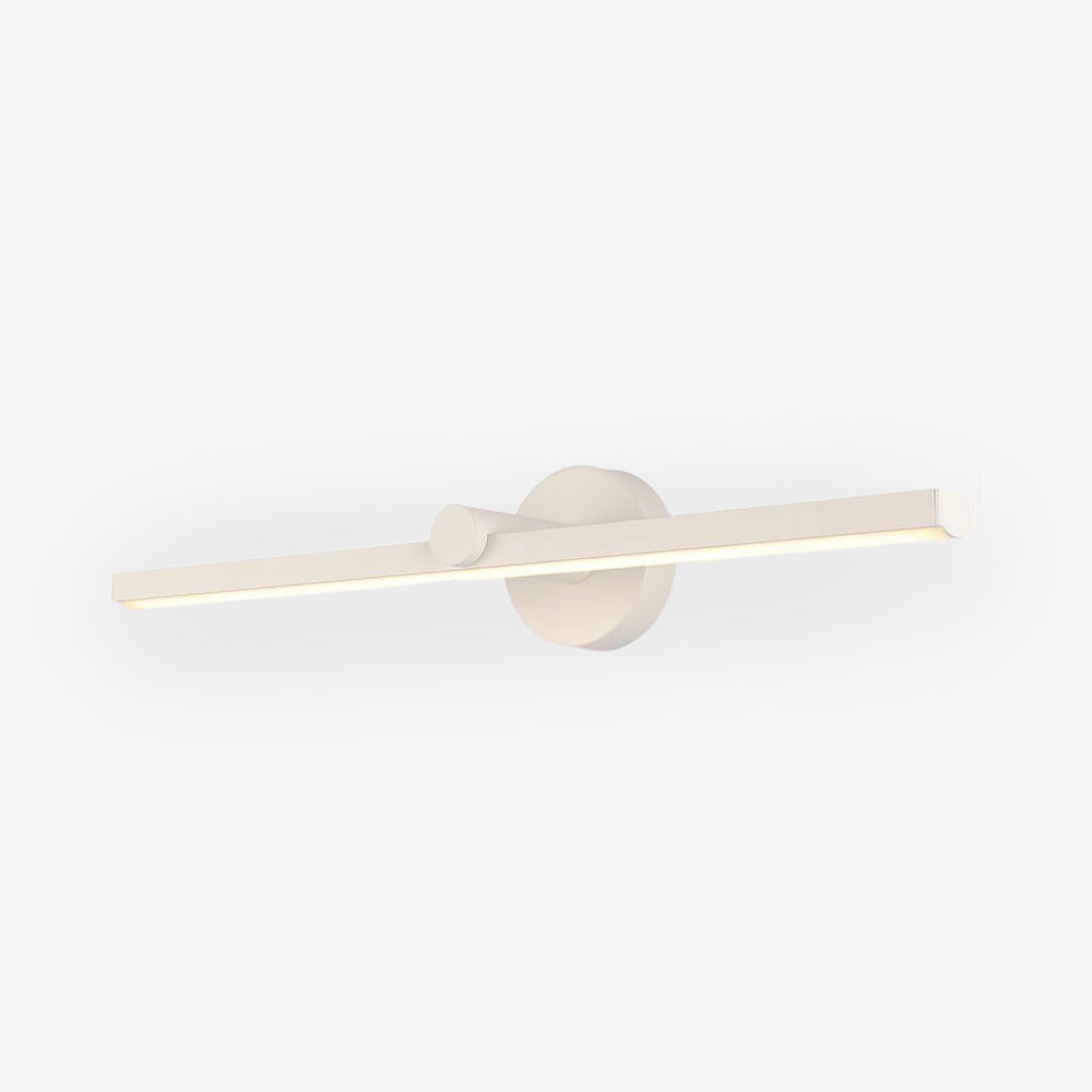 Arisha Minimalist Linear Acrylic Mirror Front Wall Lamp, White - Neutralighting