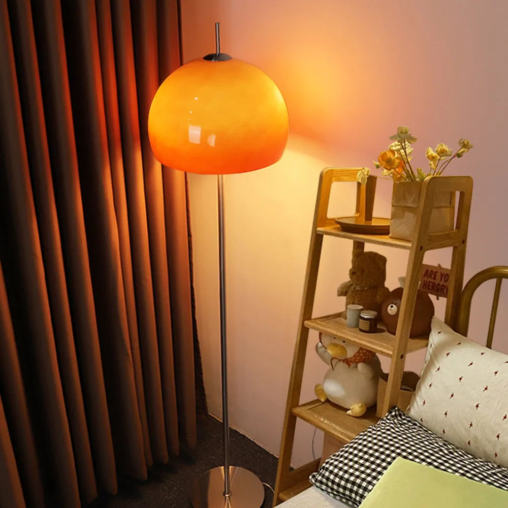 Mira Sunset Dome Glass Floor Lamp - Neutralighting