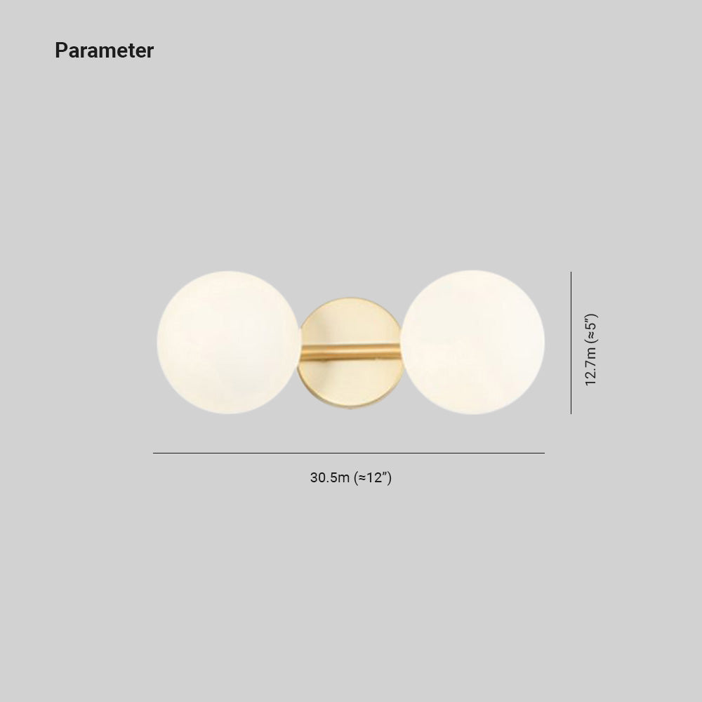 Valentina Modern Dome Metal Bathroom & Vanity Wall Lamps, Multicolor - Neutralighting