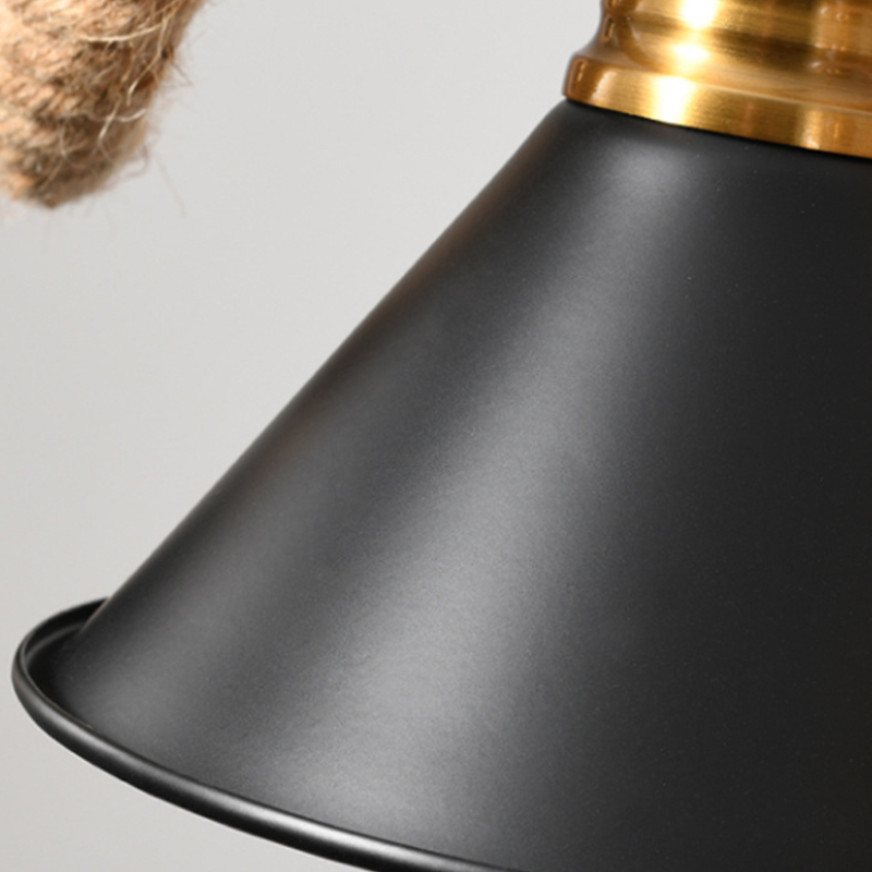 Epoch Vintage LED Black Pendant Light Metal Dining Room/Cafe - Neutralighting