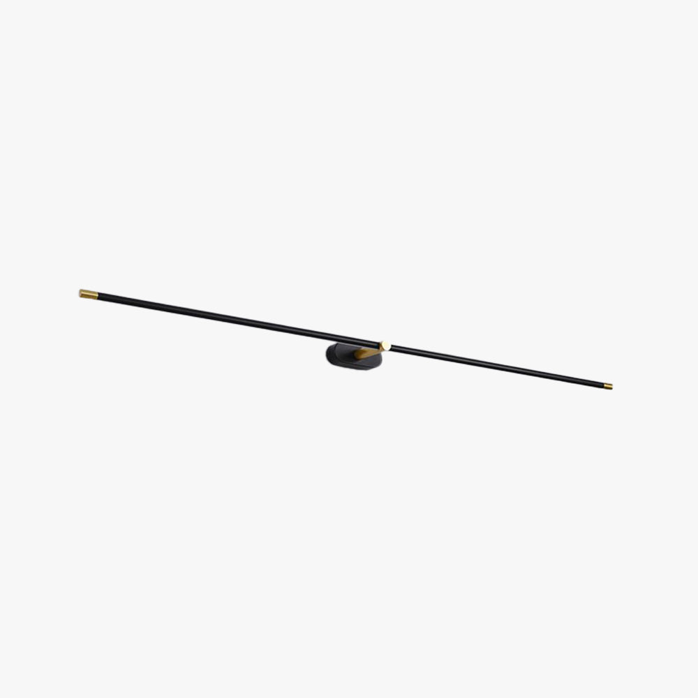 Ivox Minimalist Linear Wall Lamp Gold&Black - Neutralighting