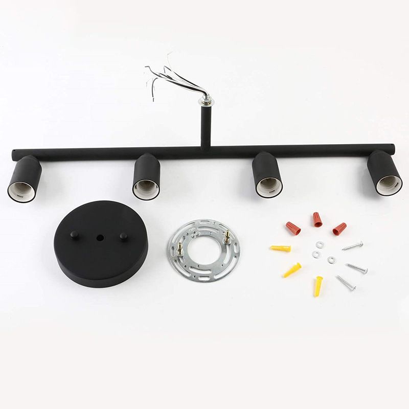Silva Modern Glass Vanity Wall Lamp, Black, Bathroom, 3/4 Light - Neutralighting