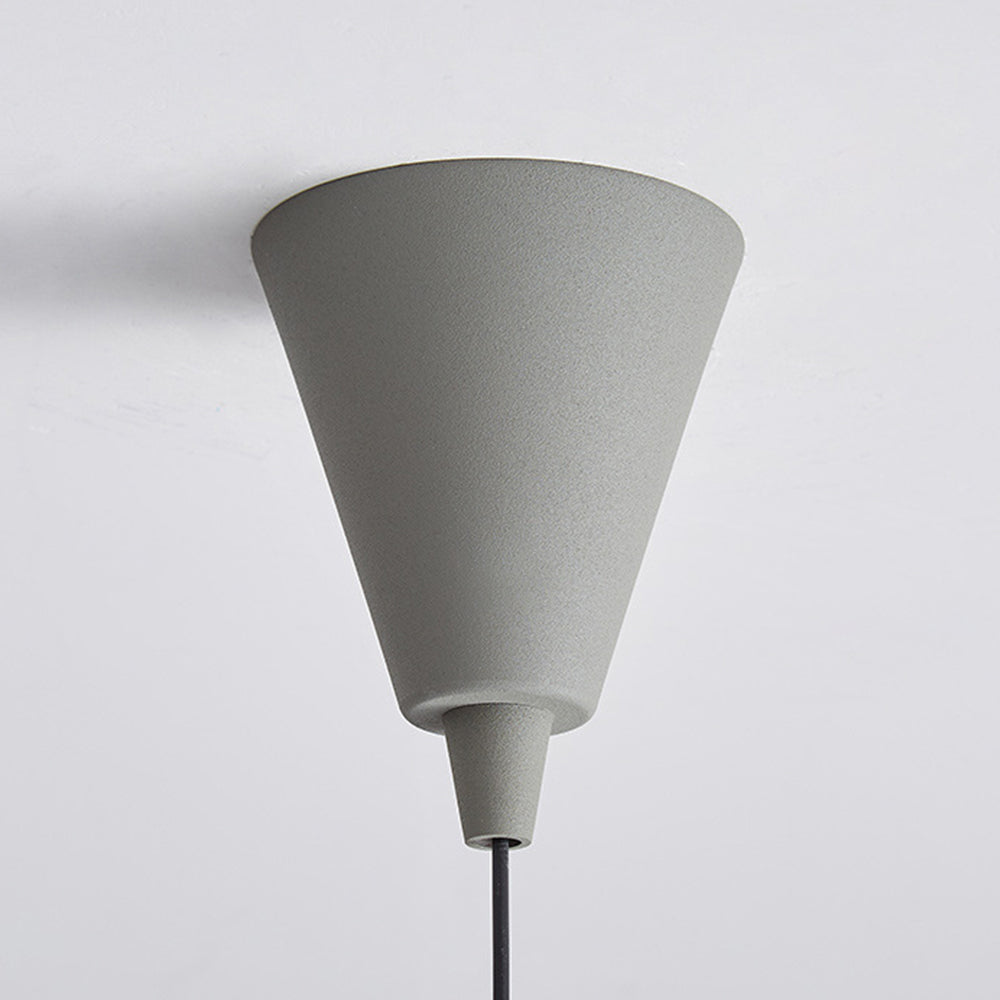 Arisha Minimalist Cone Metal Pendant Light, Grey - Neutralighting