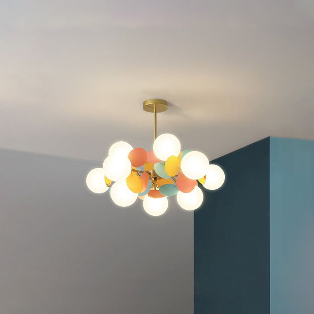 Nexen Multicolored Flower Branch Chandelier Living Room - Neutralighting