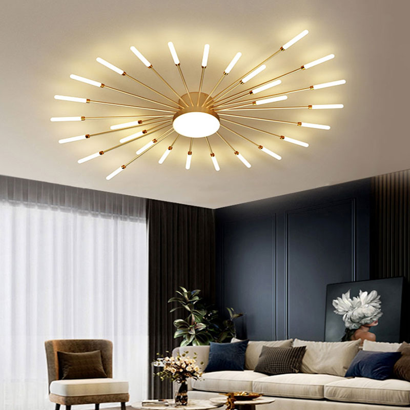 Wesley Modern Home Decoration Fireworks LED Ceiling Light