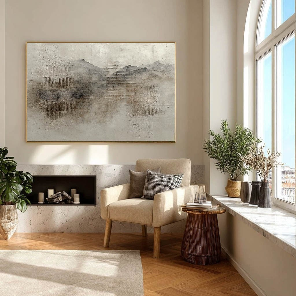 Wall Art Wabi-Sabi Abstract Elegant Raw - Neutralighting