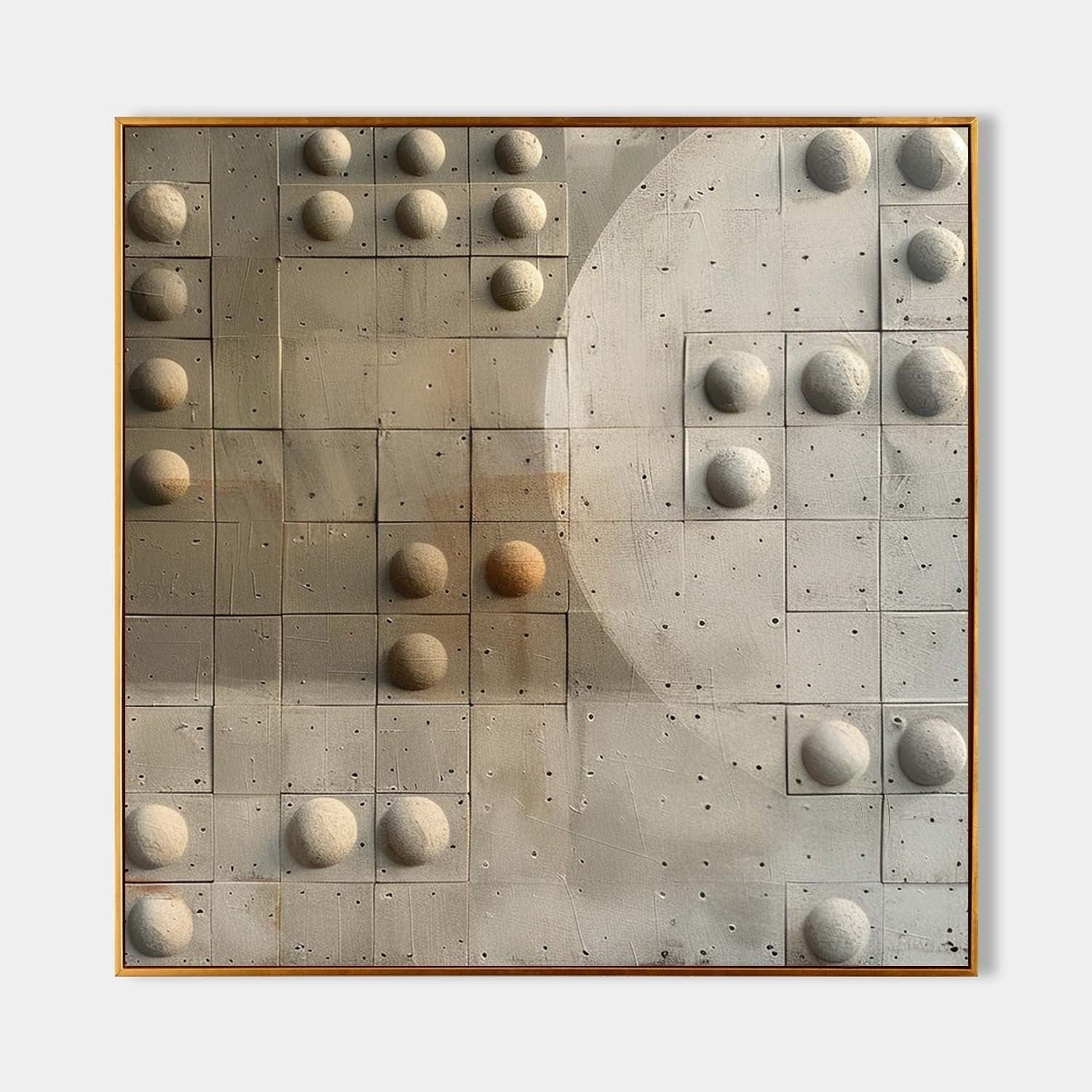 Wall Art Wabi-Sabi Geometric Relief Modern