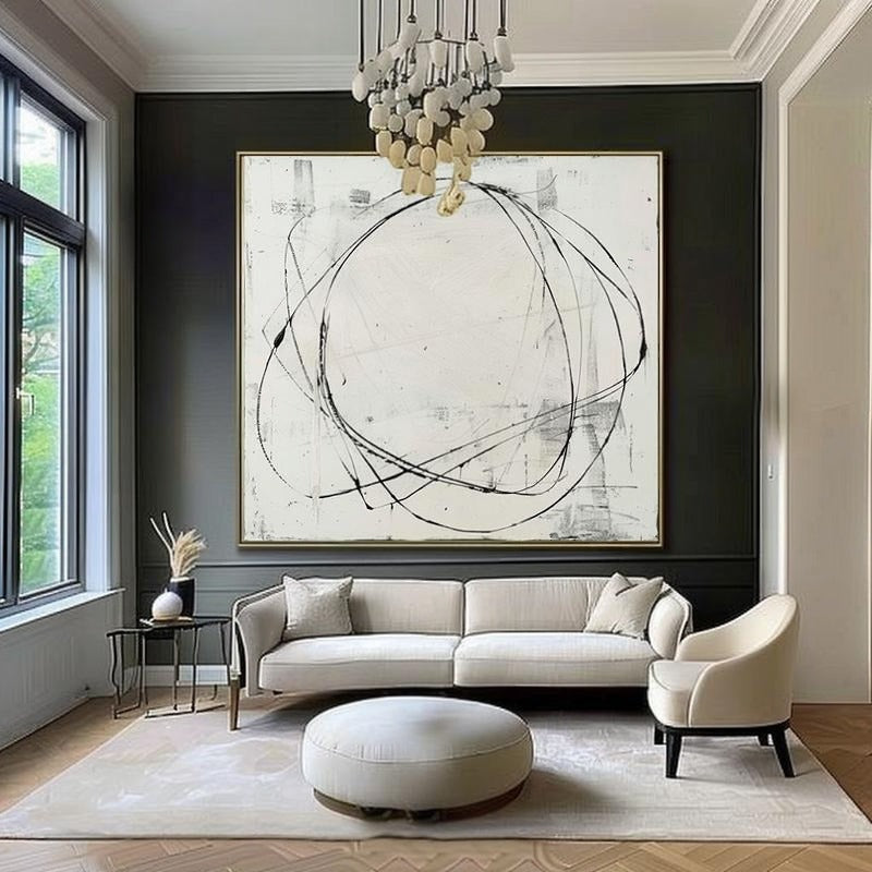 Wall Art Contemporary Serene Calm Raw