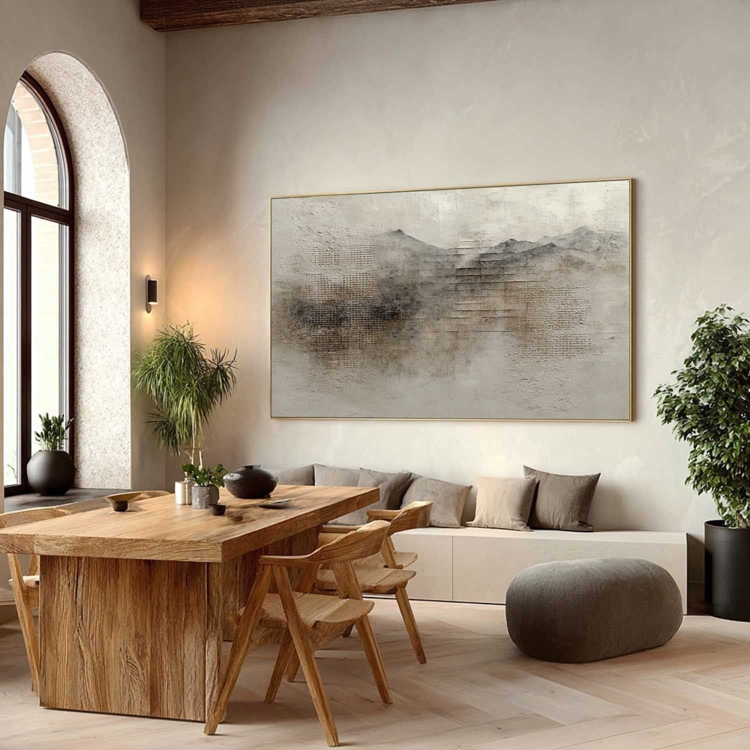 Wall Art Wabi-Sabi Abstract Elegant Raw - Neutralighting