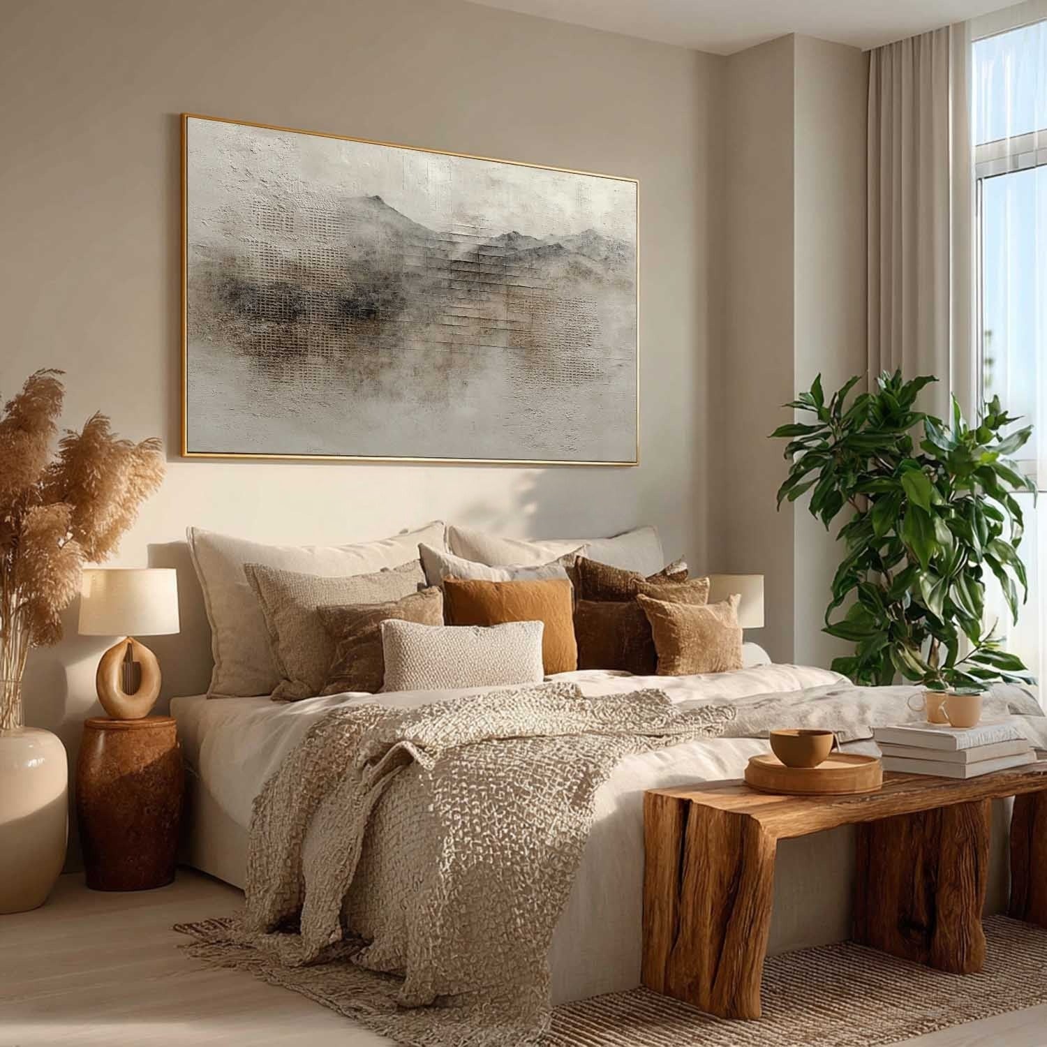 Wall Art Wabi-Sabi Abstract Elegant Raw - Neutralighting