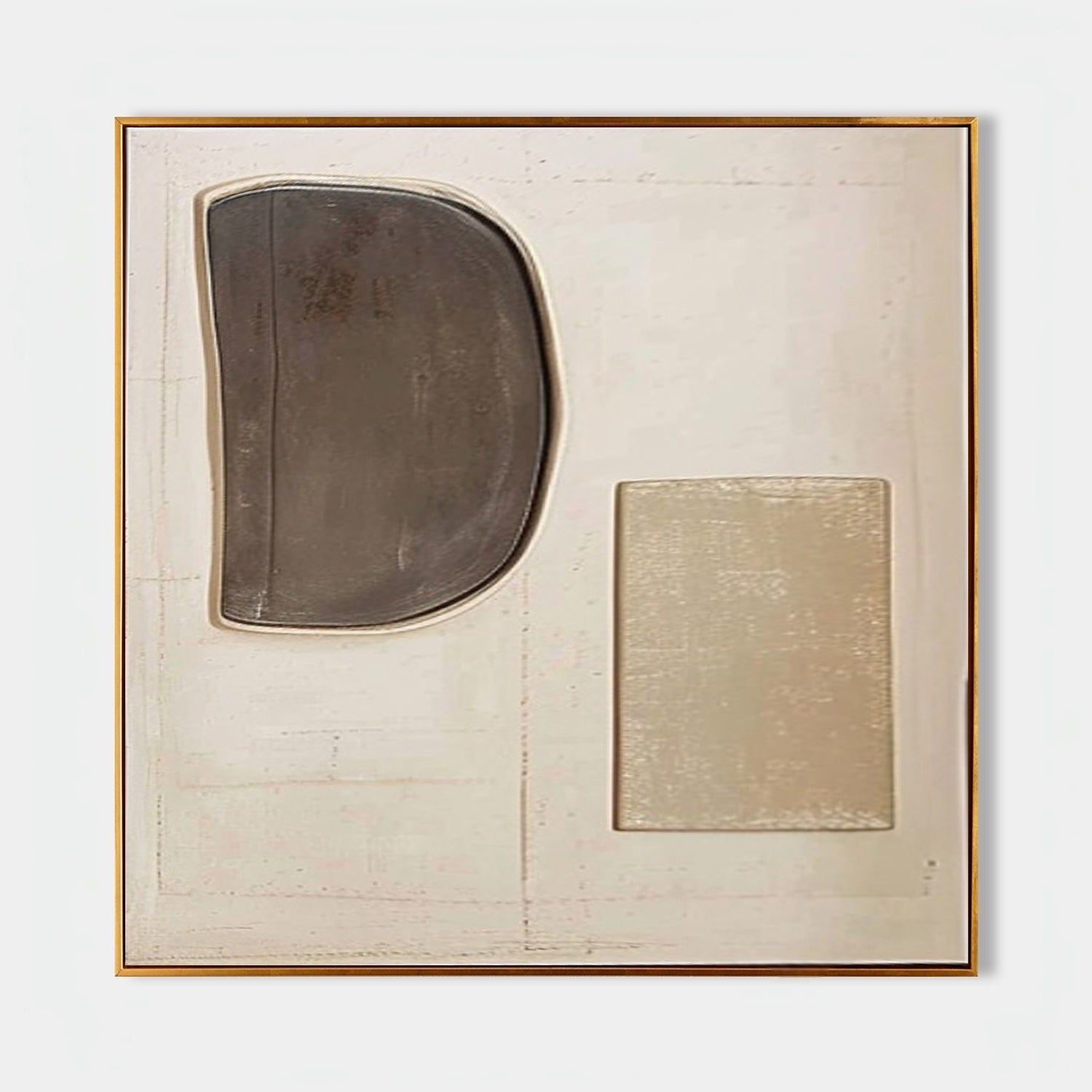 Wall Art Minimalist Geometric Relief