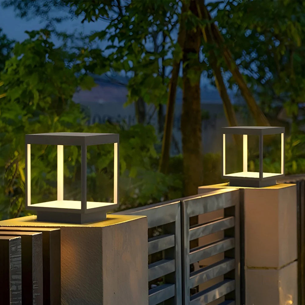 Ferra Contemporary Solar Rechargeable Outdoor Floor Lamp - Neutralighting