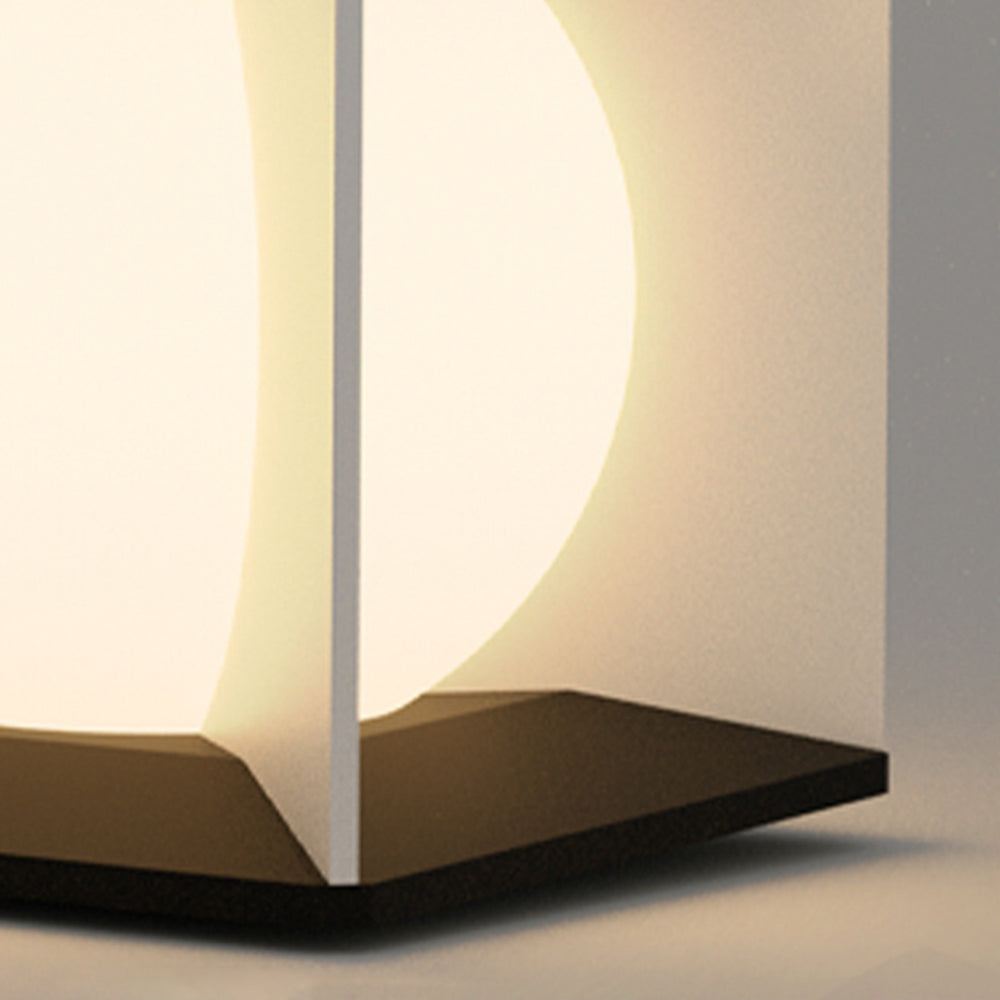 Ray Modern Moon Outdoor Pier-Mount Pillar Light