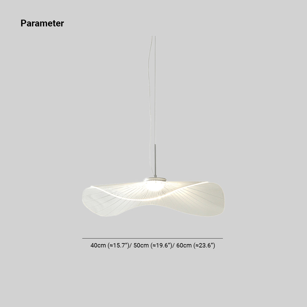 Arisha Designer Lotus Leaf Shaped Metal Pendant Light,White - Neutralighting