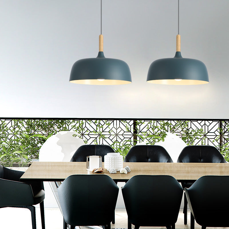 Aria Modern Pendant Light Dome Macaron Dining Room - Neutralighting