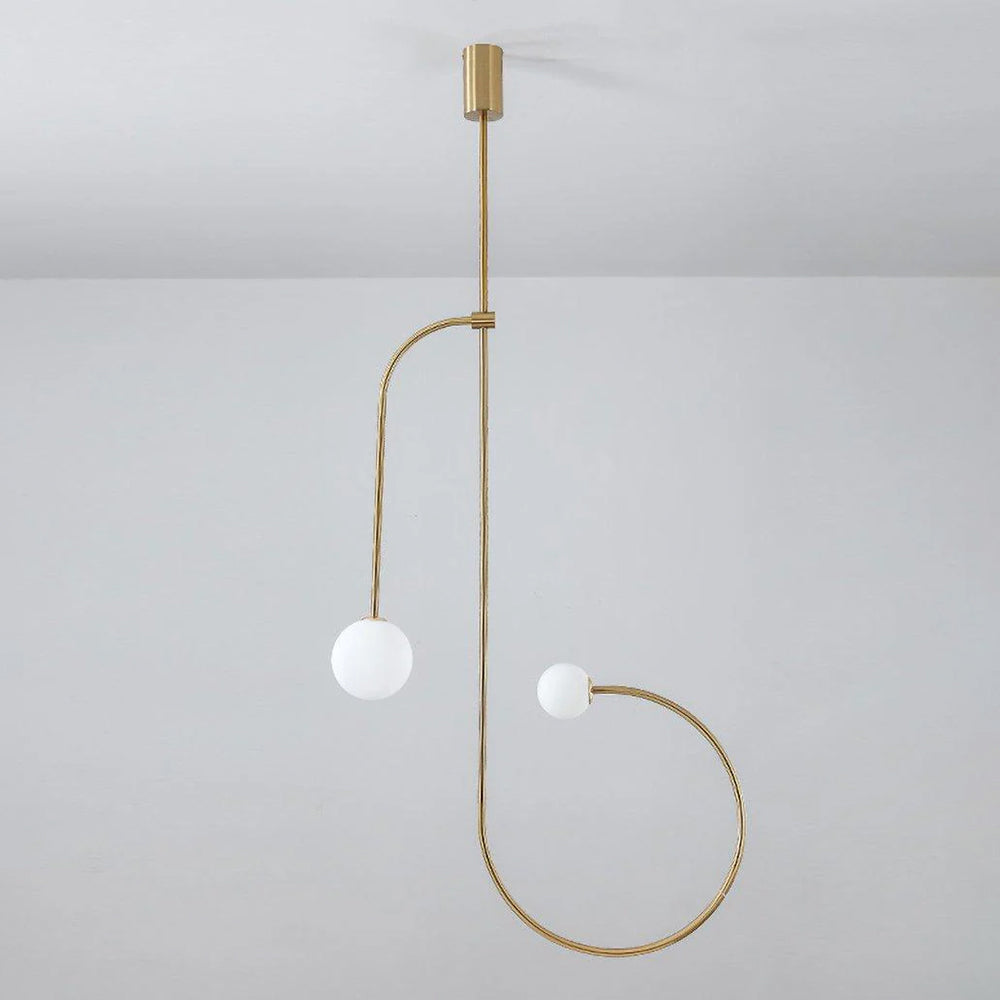Arisha Minimalist Linear Mobile Pendant Light, Black - Neutralighting