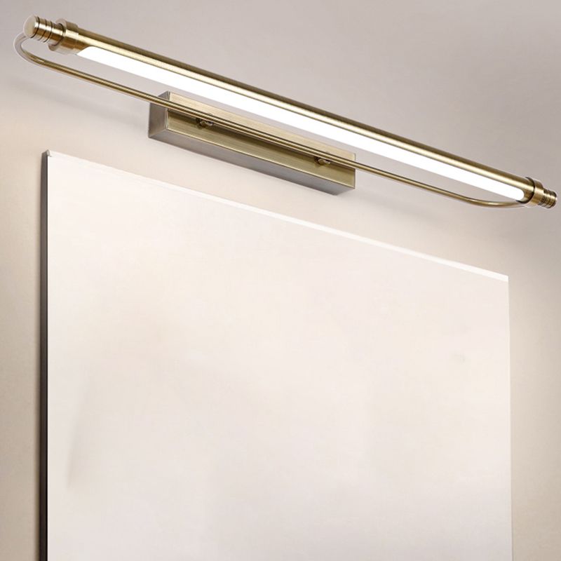 Arisha Modern Linear Metal Vanity Wall Lamp, Gold - Neutralighting