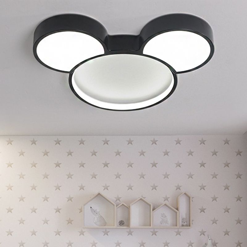 Aria Cartoon Mouse Flush Mount Ceiling Light, 2 Style - Neutralighting