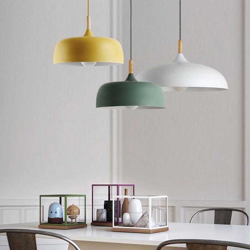 Aria Modern Pendant Light Dome Macaron Dining Room - Neutralighting