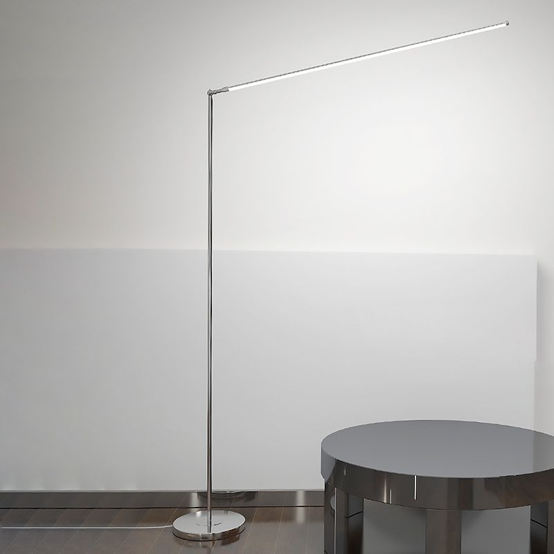 Louise Modern Steamline Minimalist linear Floor Lamp, 2 Color - Neutralighting