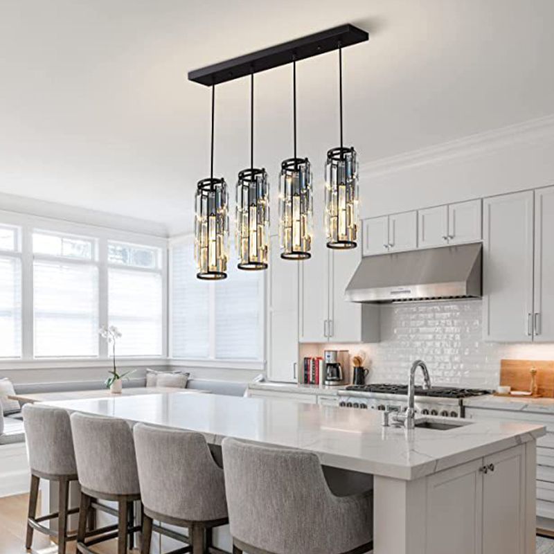 Kristy Cluster Pendant Light, Black & Gold - Neutralighting