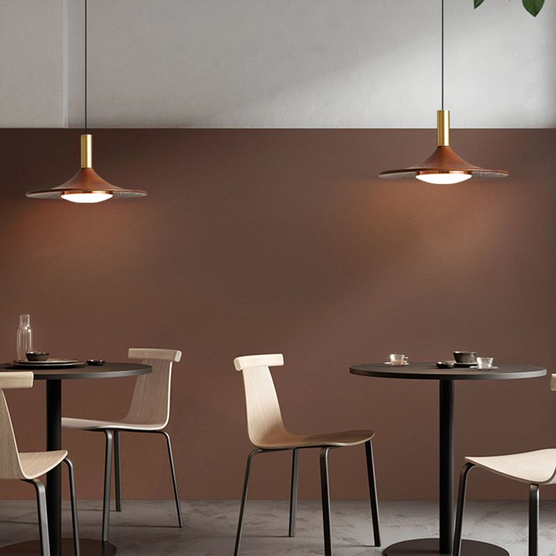 Arisha Rustic Cap-shaped Wooden Pendant Light, Natural Wood - Neutralighting