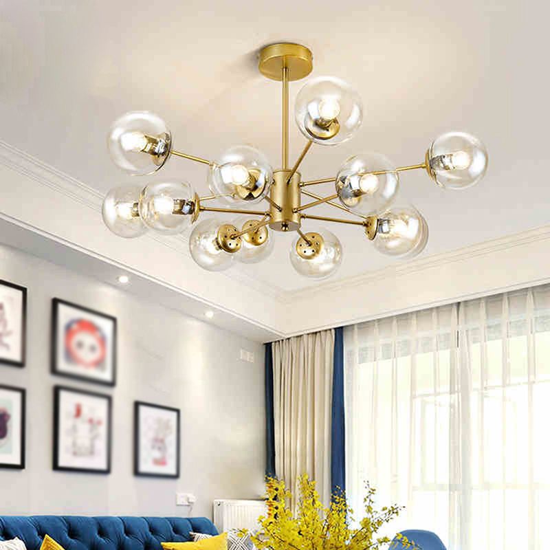 Valentina Designer Simple Nordic Pendant Light, Black/Gold - Neutralighting