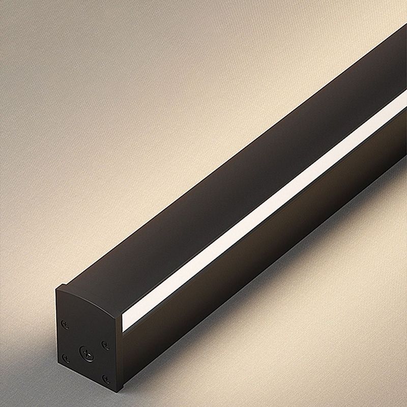 Arisha Minimalist Black Bar Mirror Front Vanity Wall Lamp, Metal/Acrylic - Neutralighting