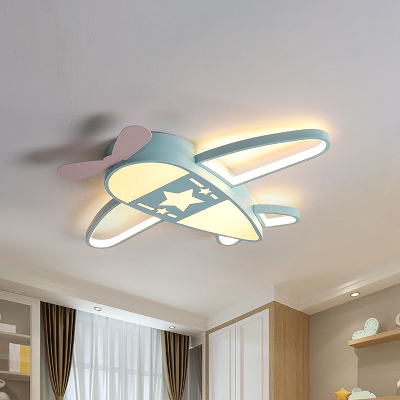 Valentina Modern Airplane Shaped Flush Mount Ceiling Light - Neutralighting