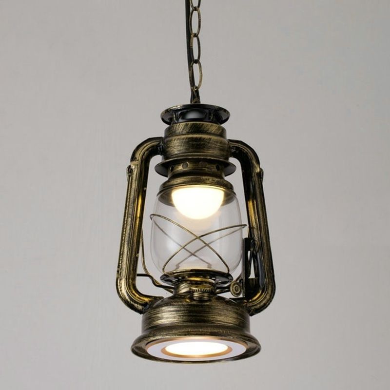 Silva Vintage Rustic Kerosene Pendant Light, 3 Color, 4 Style - Neutralighting