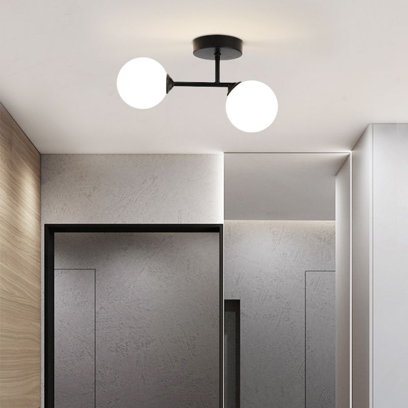 Valentina Semi-Flush Mount Ceiling Light, 2 Color - Neutralighting