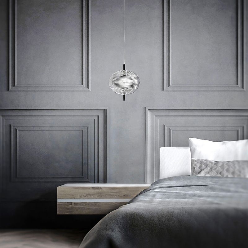 Valentina Designer Art Modern Pendant Light, Black/Gold - Neutralighting