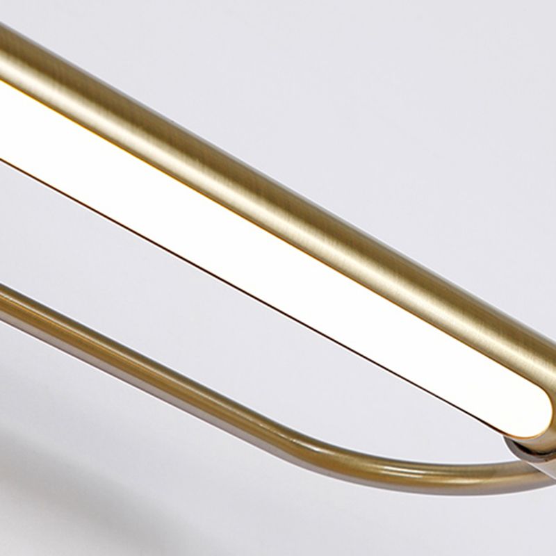 Arisha Modern Linear Metal Vanity Wall Lamp, Gold - Neutralighting