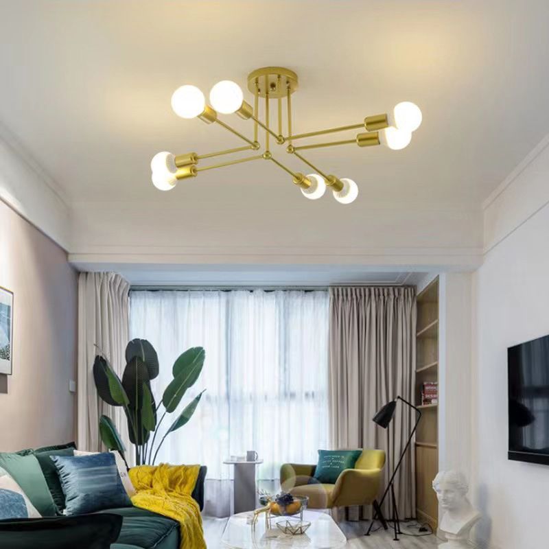 Valentina Flush Mount Ceiling Light Linear Industrial - Neutralighting