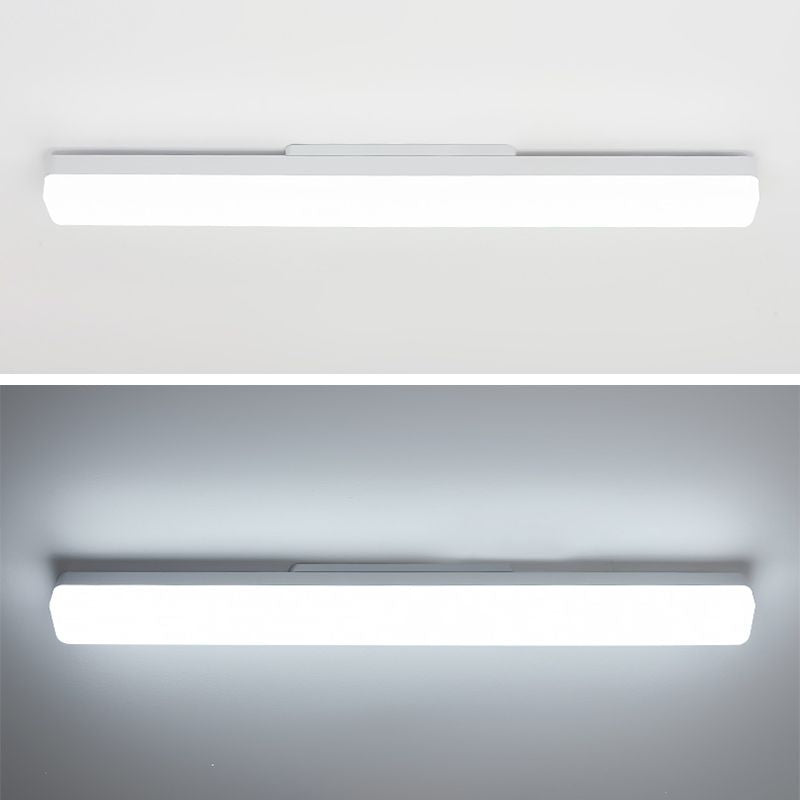 Arisha Modern Rectangular Acrylic Modern Wall Lamp, White - Neutralighting