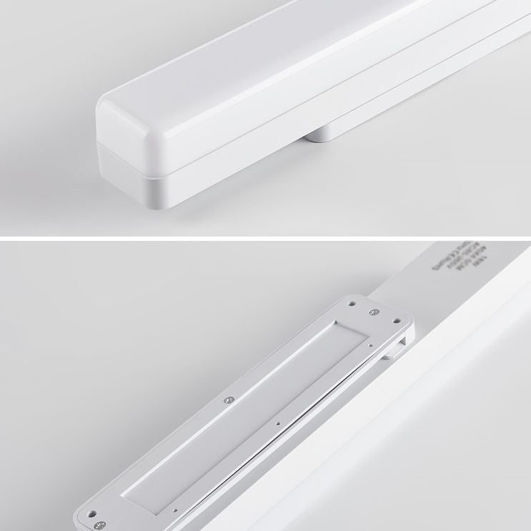 Arisha Modern Rectangular Acrylic Modern Wall Lamp, White - Neutralighting