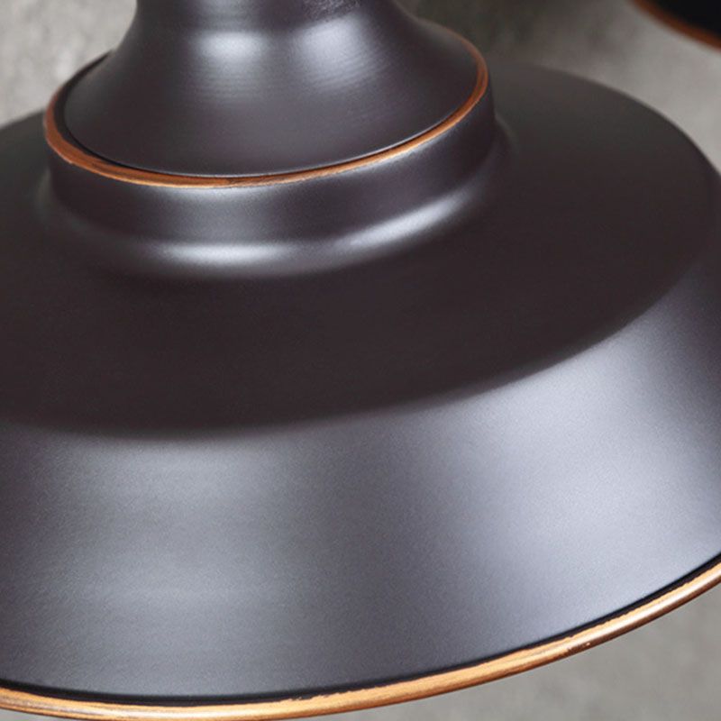 Silva Retro Bowl-shaped Cast Metal Wall Lamp, Black - Neutralighting