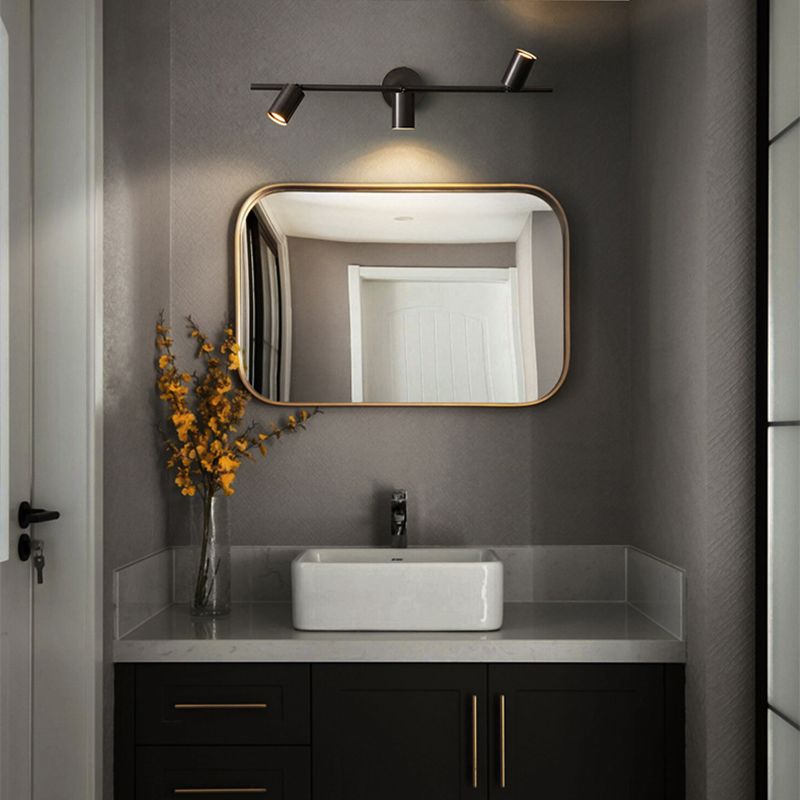 Griv Modern Cylinder Rotatable Spotlight Wall Lamp Brass - Neutralighting