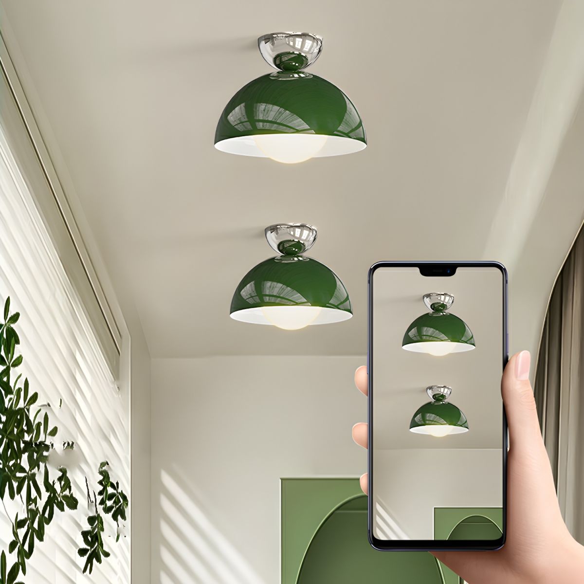Valentina Simple Modern LED Flush Mount Ceiling Light Metal Balcony - Neutralighting