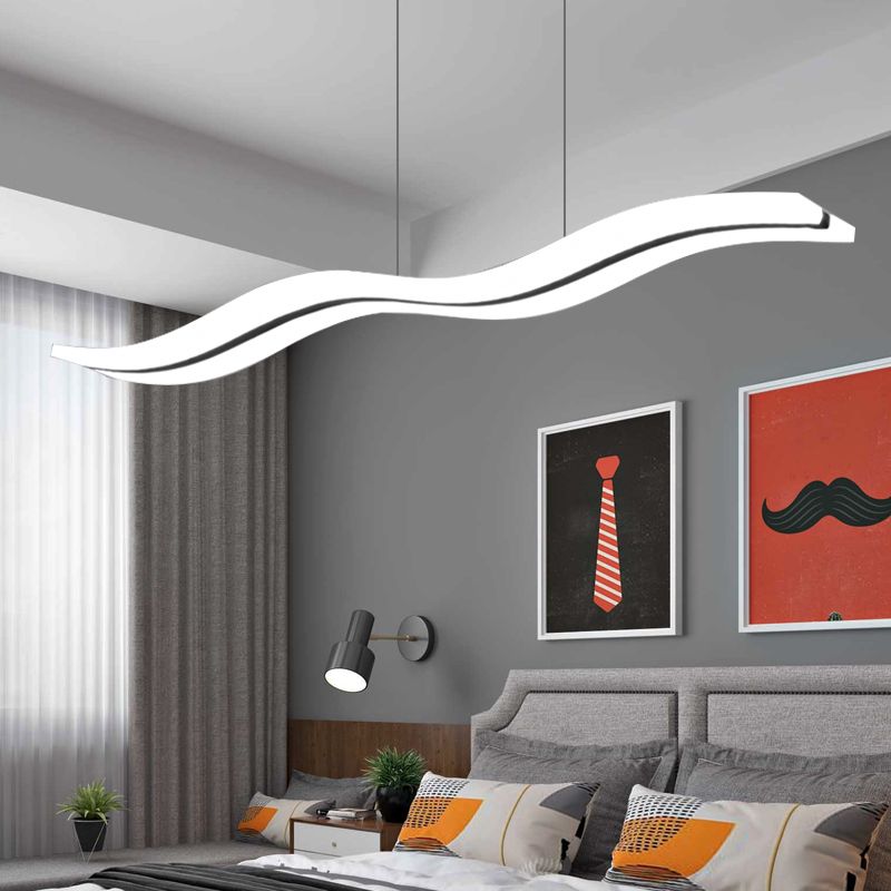 Arisha Minimalist Wave Wavy Pendant Light - Neutralighting