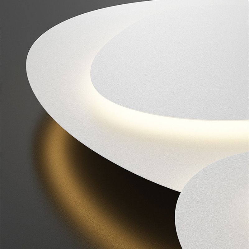 Arisha Modern Unique Shape LED White Flush Mount Ceiling Light Bedroom - Neutralighting