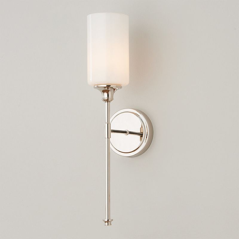 Arisha Milky Glass Mirror Front Vanity Wall Lamp, 2 Colour - Neutralighting