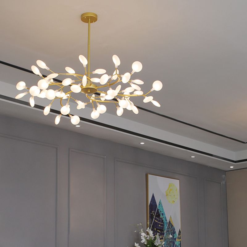 Olivia Unique Branch Firefly Sputnik Art Deco Chandelier - Neutralighting