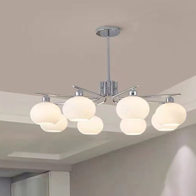 Valentina Pendant Light Semi-Circular Modern, Metal/Glass, Gold/Nickel, Dining Room - Neutralighting