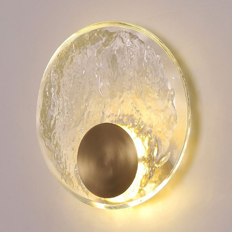 Kristy Art Deco Globe Crystal&Metal Bedroom Wall Lamp, Gold - Neutralighting
