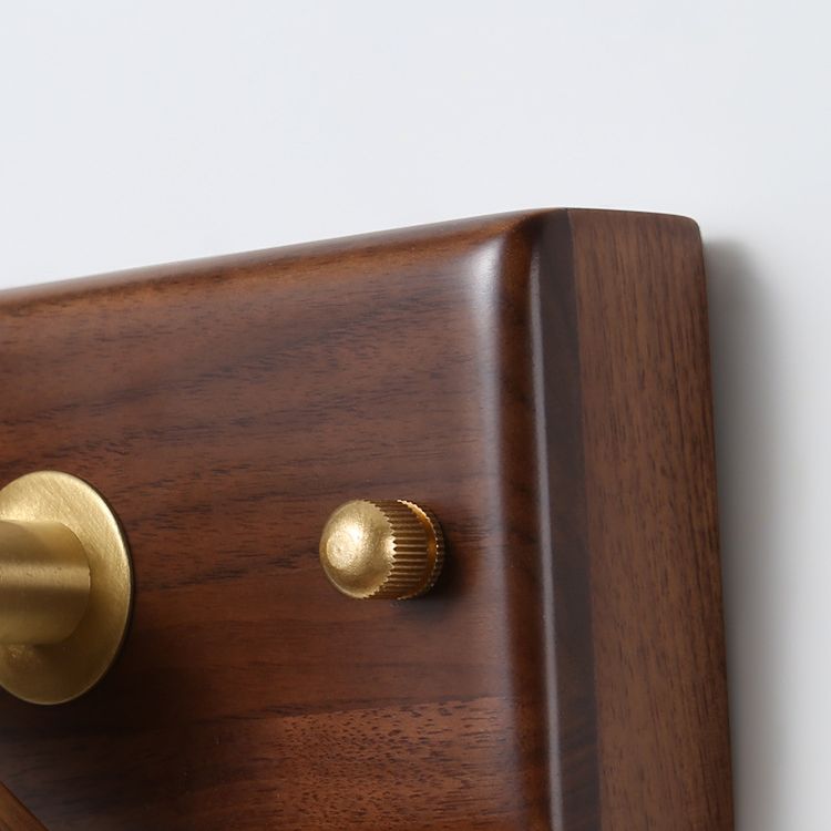 Muto Vanity Rotatable Mirror Front Vanity Wall Lamp, Wood - Neutralighting